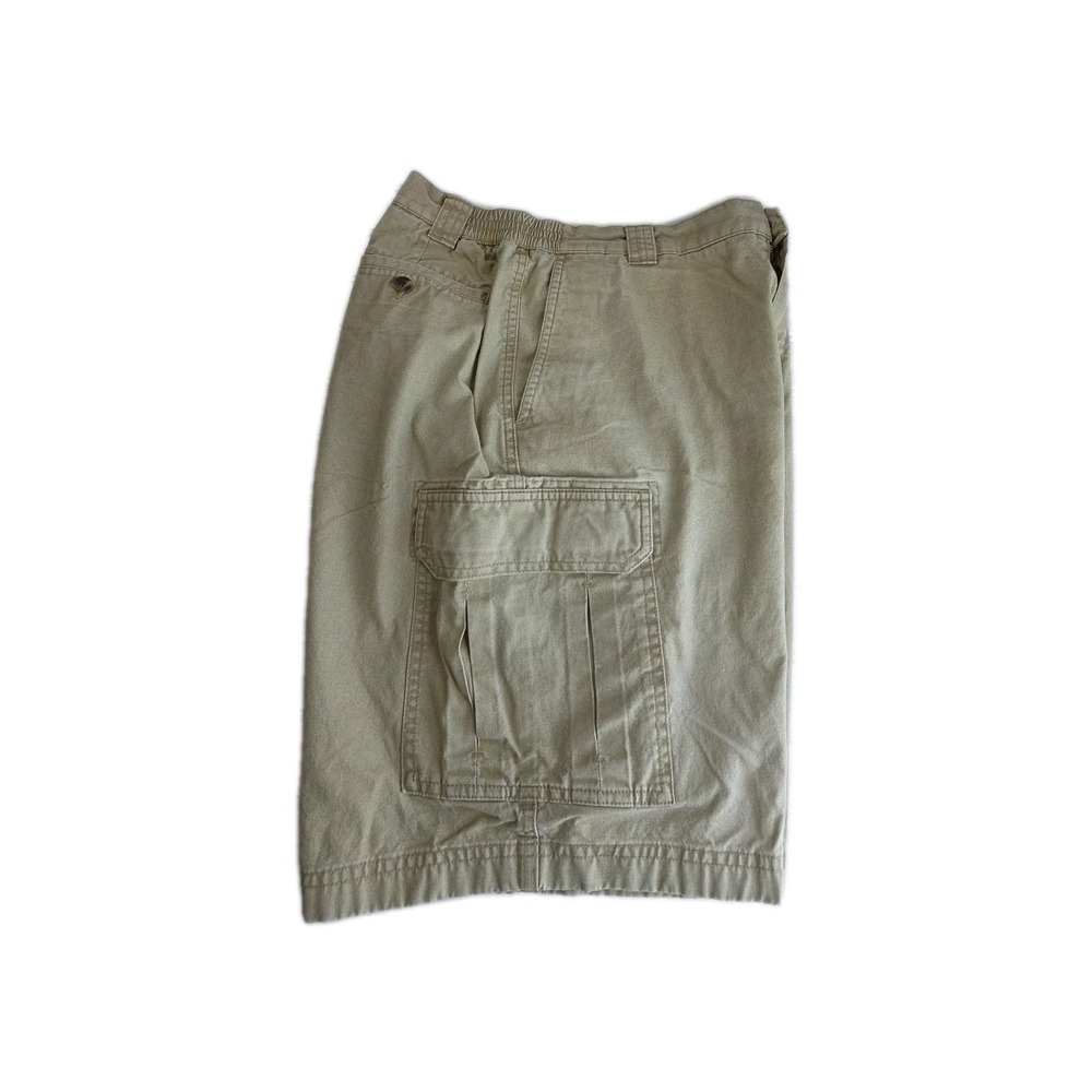 L.L.Bean Tropic-Weight Comfort Waist Cargo Shorts Men's 35 Khaki Lightweight